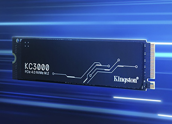 Kingston Technology: Die SSD KC3000. Bild: ©Kingston
