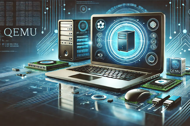 Emulation | Emulierung | QEMU. Bild: ChatGPT/Dall-E