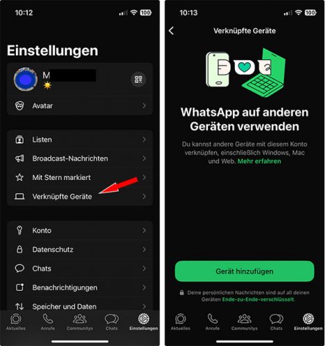 WhatsApp-Phishing | Social Engineering | SMS-Betrug. Bild: Screenshots/Montage C-SPEZIALIST