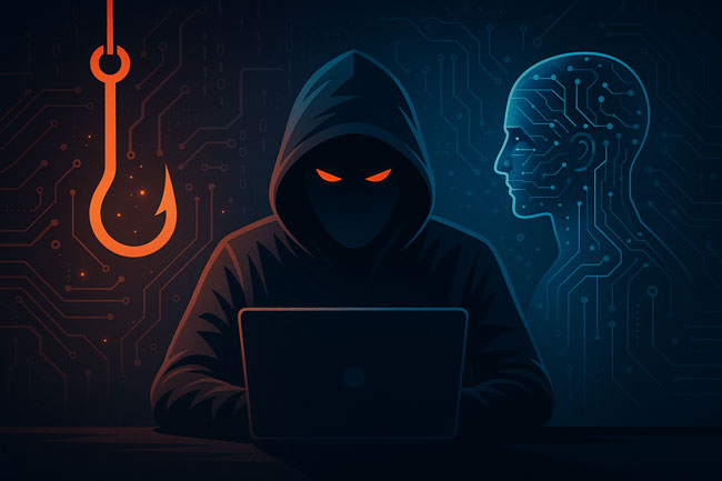 Phishing | KI | Cyberkriminelle.Bild: ChatGPT (mit KI erstellt)