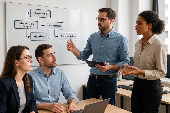 Incident Response Plan | Notfall-Plan. Bild: ChatGPT (Bild generiert mit KI)