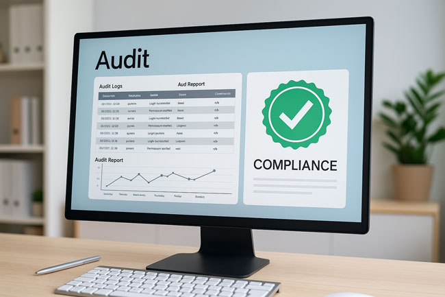 Compliance durch Identity Security sicherstellen. Bild: ChatGPT (Bild erstellt mit KI)