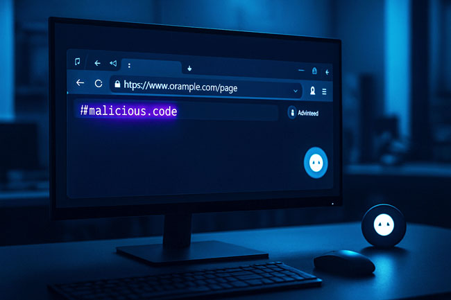 HashJacking | KI-Browser | Malicious Code. Bild: ChatGPT (Bild erstellt mit KI)