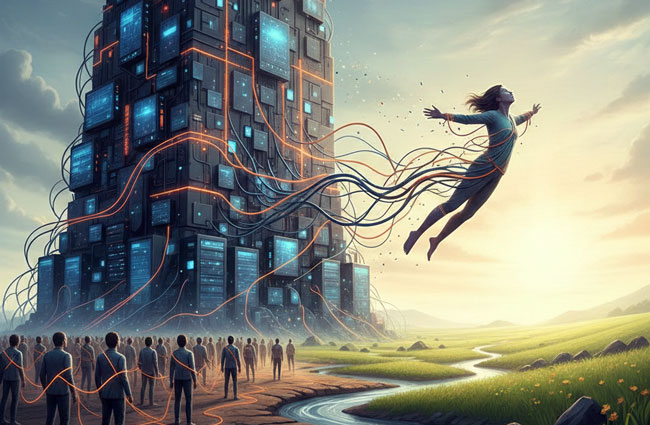 Der Di.Day ist schon historisch der Tag der Befreiung. Bild: Gemini (Bild erstellt mit KI)