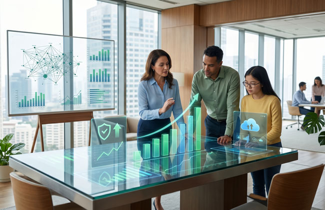Analyse der Microsoft-Schwachstellen zeigt steigende Risiken für Unternehmen. Bild: Gemini (Bild erstellt mit KI)