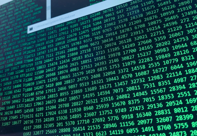 einem Bildschirm. Bild: Pexels/ Tibe De Kort https://www.pexels.com/de-de/foto/display-bildschirm-nummern-monitor-9951077/