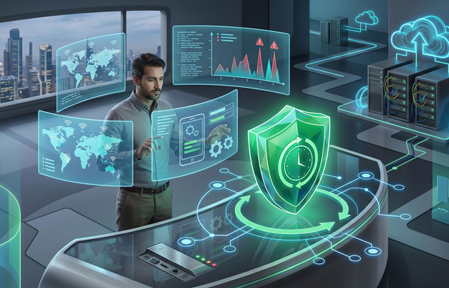 Runtime Identity | Continuous Trust als Fundament für weiter Schutzmaßnahmen. Bild: Gemini (Bild erstellt mit KI)